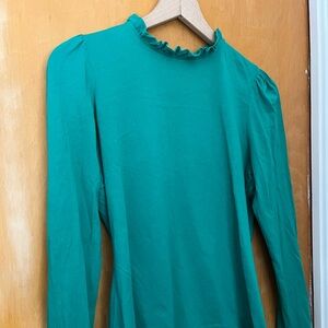 Boden Green Long Sleeve Women's Top Size 10
